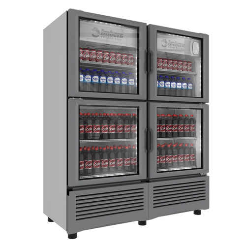 ▷ Refrigerador Imbera VR-35 4P Puertas de Cristal