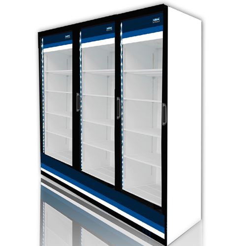 ▷ Refrigerador Ojeda RV3P-72  🥇 3 Puertas de Cristal